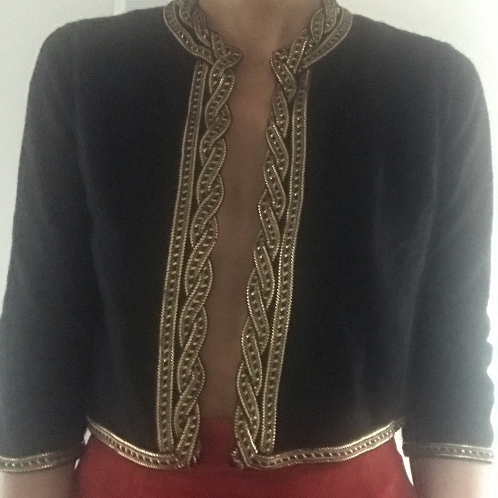 Embellished Cashmere Cardigan